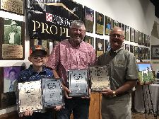 Father/Son duo of Kevin and Will Carpenter sweeping all amateur puppy and amateur puppy handler of the year awards presented by President Ken Sauer.
